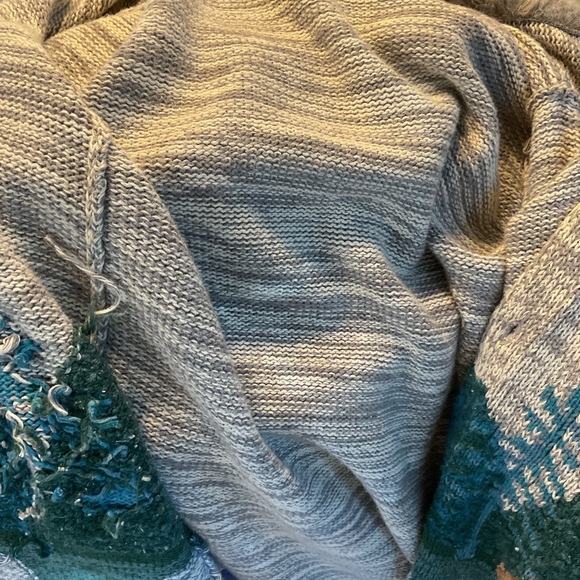 Unique DEER Fall Winter Bulky 3/4 Tunic Warm DEER FOREST Sweater - Picture 9 of 9